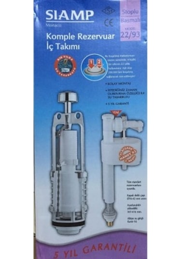 Tema Siamp 22/93 Basmalı Rezervuar İç Takımı Beyaz