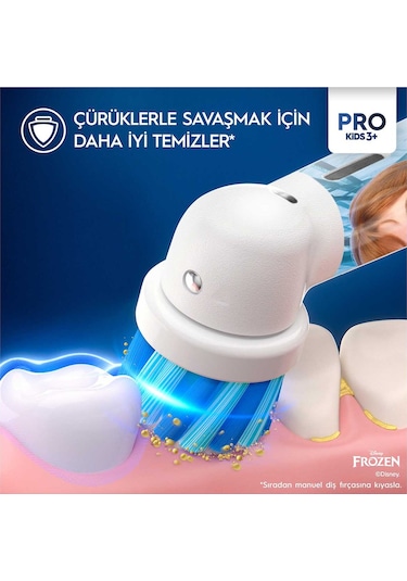 Oral-B Çocuk Şarjlı Elektrikli Diş Fırçası Frozen D100