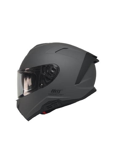 Mts Full Face Double Güneş Vizörlü Ece 22.06R Motosiklet Kaskı - Mat Gri