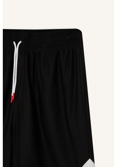 DeFactoFit Hızlı Kuruyan Oversize Geniş Kalıp Sporcu Kısa Paça Şort E4128AX25SMBK81