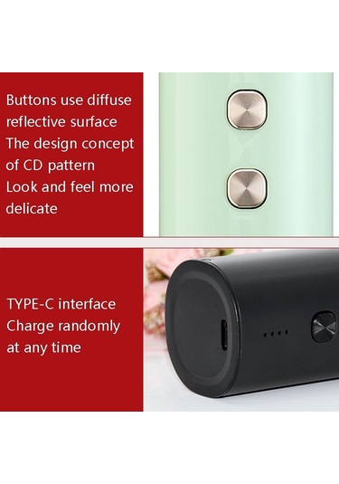 Sones Elektrikli Açacak Paslanmaz Çelik Mini Kırmızı Şarap Şişe Açacağı, Renk: By266 Esmer Yeşil Diğer