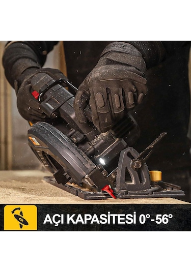 Cat DX53 18 Volt 4.0 AH 185 MM Kömürsüz Profesyonel Daire Testere