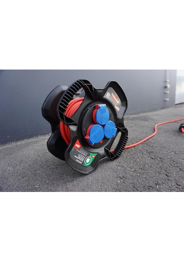 Brennenstuhl Rubber Gum Serisi Ip44 Lisanslı 10 Metre Uzatmaya Sahip H07rn-f 3g1.5 Makaralı Kablo