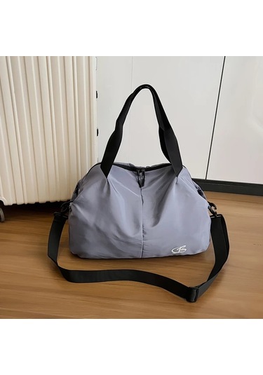 Fochsia Mor Spor Çantası: Büyük Kapasiteli Nemli/kuru Bölmeli Hafif Tote Mor