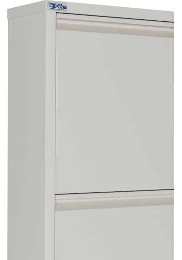 Ceha  3'lü Metal Ayakkabılık - Beyaz K.AYK-3 /AB9010 Beyaz