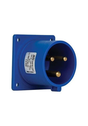 Mete Enerji 406213v 3x32a Ip44 Makine Fişi Düz Vidalı Bağlantı 220 V