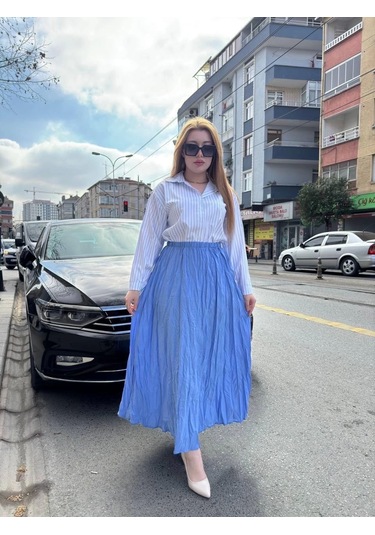 Kraş Etek Bebemavi Mavi