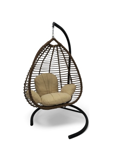 Wellagarden Patara Açık Kahve Rattan Salıncak Wellagarden Patara Açık Kahve Rattan Salıncak