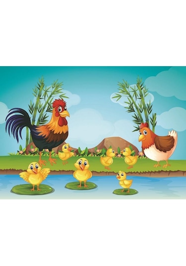 Art Kids Hayvanlar Ve Yavruları 35+60 Parça 2'Li Çocuk Puzzle