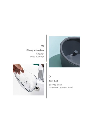 Tuvalet Drenajı Sabun Kutusu Perforasyon Yok Raf Gri