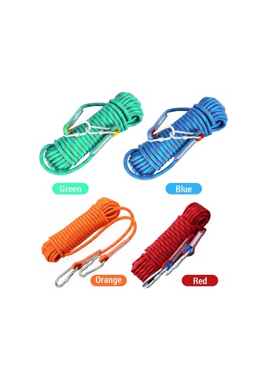 Maiyame 10mm Dayanıklı Nilon Tırmanma Kordonu, 850kg Yük Taşıma, Dağcılık-kurtarma-yüksek Yer Çalışmaları İçin Yeşil 10m Yeşil