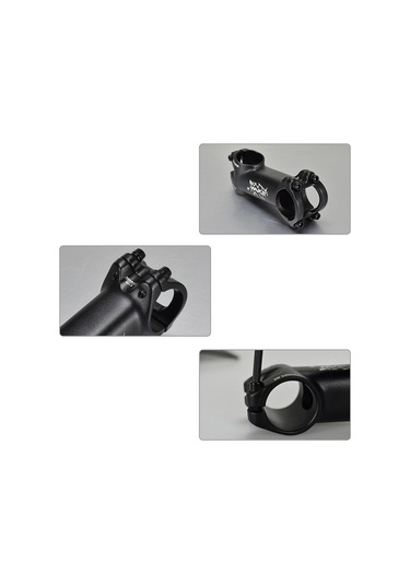 Suntek 31.8 Bisiklet Gövdesi Hafif Kısa Gidon 25-Derece-90Mm Siyah