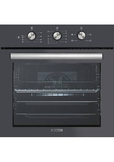 Kumtel B66-SF2 MT - KO-40 TAHDF - DA6-830 Kristal Antrasit Cam Ankastre Set