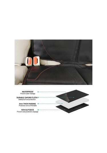 Ulzyvf Su Geçirmez Bebek Koltuğu Koruyucu - Kalın Pedli, Cepli, Evrensel Boy, Pratik