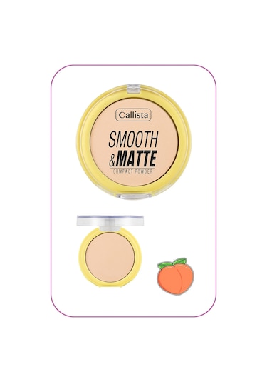 Callista Smooth & Matte Compact Powder Mat Bitişli Toz Pudra - 51 Soft Sand