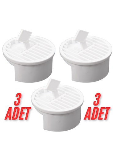 3 Adet Gider Kapağı, Yer Süzgeci, Izgarası Gider Kapağı