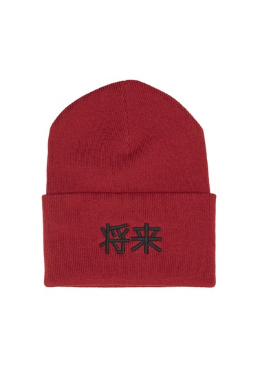 Jack & Jones Japon Nakışlı Bere  12214863 Chili Pepper