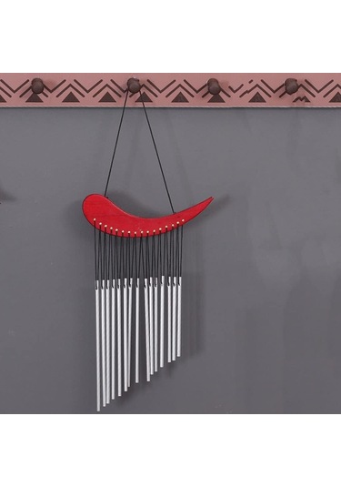 Rüzgar Chime Aeolian Bells Metal Tüp Müzik Rüzgar Zil Kolye Kapı Dekorasyonu Yaratıcı Hediye