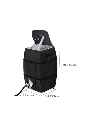 Moveevo Dışarıdaki Jakuzi Isıtıcı Koruyucu Kapağı - Toz Ve Çöpten Koruma, Çok Fonksiyonlu Dış Kullanım Gri Spa Isıtıcı Örtüsü