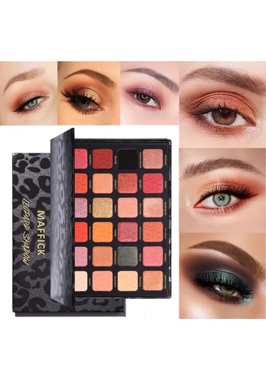 Vkemall 24 Renkli Göz Farı Paleti - Mat Ve Parlak Tonlar, Yoğun Pigment, Uzun Süre Kalıcı, Doğal Ve Dramatik Makyajlar İçin