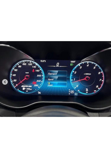 Hayalet Gösterge Paneli Mercedes W205 S Unı - Ty / Unı Ekr. Hayalet Ekran