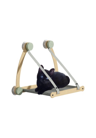 Suntek Kedi Pencere Levrek Yıkanabilir Sağlam Tırmanma Gri