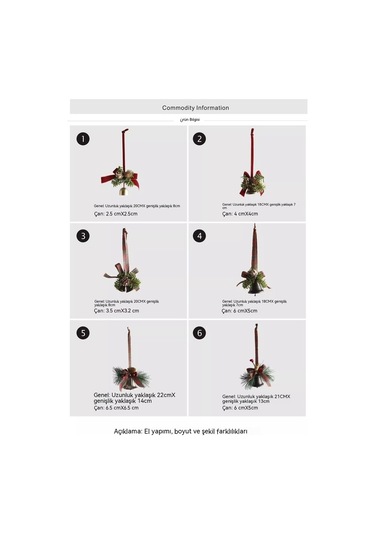 Hyt Noel Bibloları Noel Ağacı Çanları Askı Süsleri Yaratıcı Çanlar