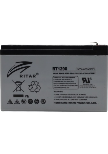 Ritar 12v 9ah Bakımsız Kuru Tip Agm Vrla Akü