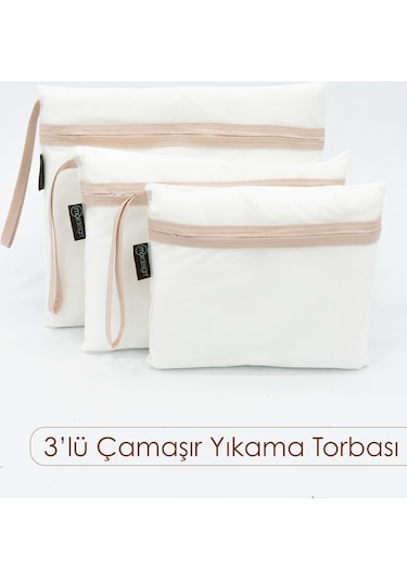 Bebek Çamaşır Yıkama Filesi, Kıyafet Torbası, Dhobis Seri, Bej