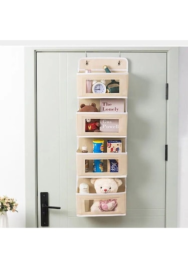 Gri Dokunmamış Saklama Çantası Duvar Asılı Dolap Asılı Bitirme Çanta Bebek Bezi Çanta Dolap Askısı Yurt Banyo Mutfak Depolama Gri