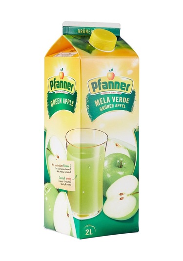 Pfanner 2 Lt Yeşil Elma Ve Ananas Meyve Suyu 2 Li Paket