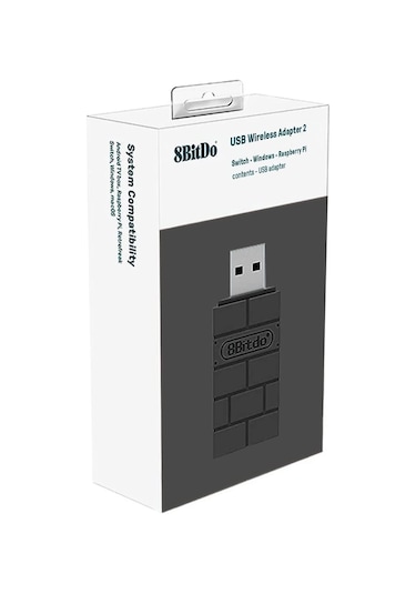 8bitdo Wireless USB Adaptör V2 Switch / Switch OLED Windows Mac & Raspberry