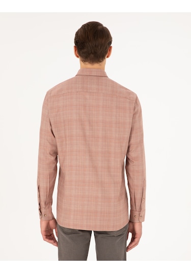 Pierre Cardin Erkek Turuncu Gömlek Desenli 50292241-vr051 Pierre Cardin Erkek Turuncu Gömlek Desenli 50292241-vr051