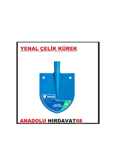 Yenal Kürek Vernik Ultra Çelik Toprak Küregi Bahçe İnşaat Küreği N11-992