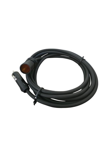 Araç Çakmak Uzatma Kablosu 12-24 Volt 16amper 2 X1,5mm Ttr Bakır 3 Mt-siyah