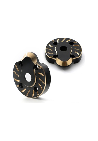 Yaozixa Axial Capra Utb Scx10 Iıı Axı03007 İçin 2 Adet Bakır Ağırlık Köprüsü - Siyah Ve Altın Rengi Rc Araba Yedek Parçası