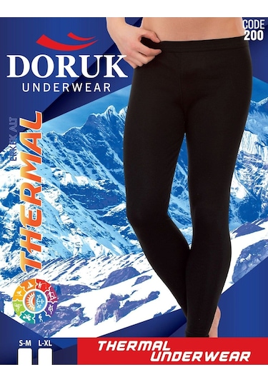 Doruk 200 Erkek Termal Tayt Siyah