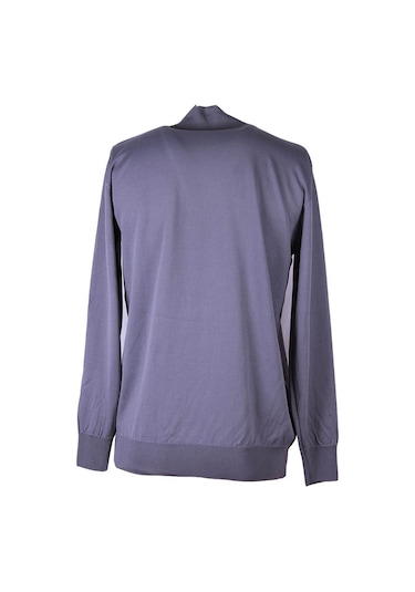 Trender Yarım Fermuarlı Gri Erkek Kazak Alp01 Gri