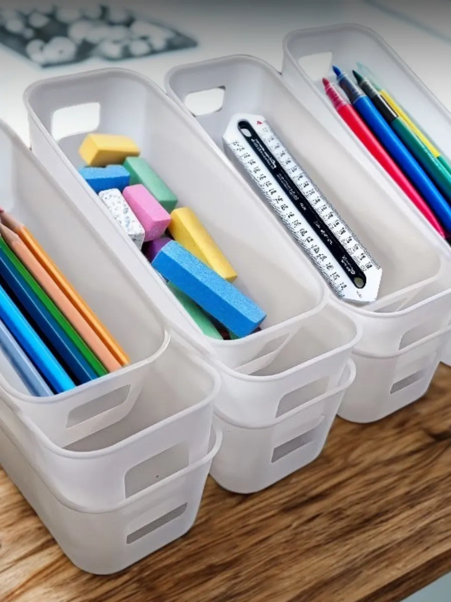 Ol-my Beyaz Kulplu Saklama Düzenleyici 411527766 Beyaz