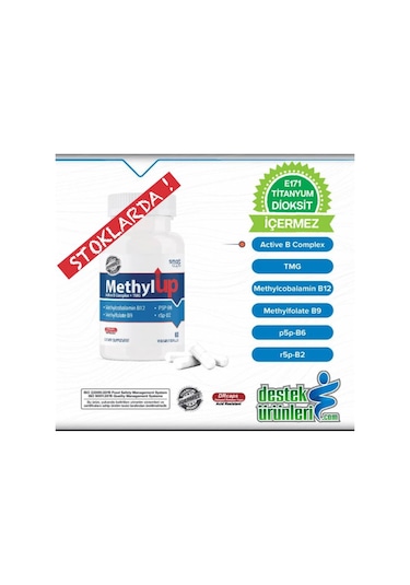 Smartcaps Methylup Active B Comlex Tmg 60 Kapsül