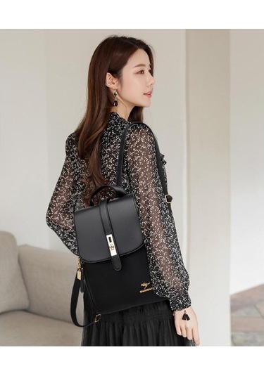 Mavi Sırt Çantası Kadın Basit Moda Kadın Sırt Çantası Işe Gidip Geliş Büyük Kapasiteli Tek Omuz Eğlence Çantası Mavi