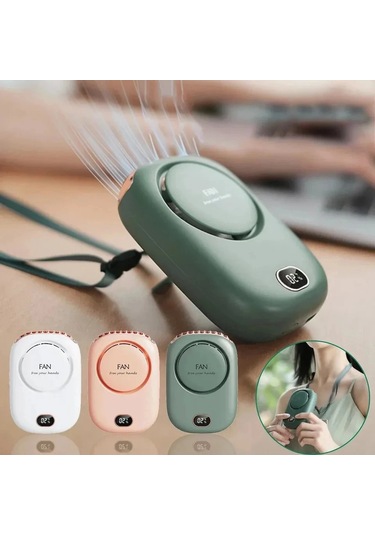 Liangmei Yeni Mini Taşınabilir Fan Taşınabilir Şarj Edilebilir