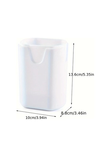 Meridiangoods Beyaz Patates Kesici Kaymaz Tabanlı Çok Amaçlı Sebze Dilimleyici Ev Kullanımı Beyaz