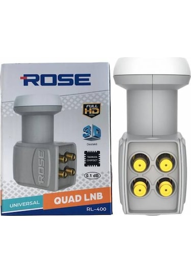 Rose 400 Quad Lnb 4Lü Lnb