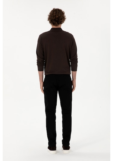 U.s. Polo Assn. Erkek Siyah Pantolon Kanvas-chino 50316831-vr046 Siyah