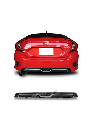 Honda Civic Fc5 Karbon Görünüm Difüzör Plastik Civic Fc5 Diffuser
