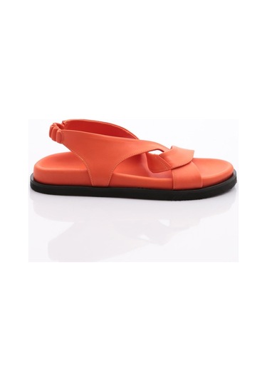 Dgn 3040 Kadin Çapraz Bantli Sandalet 3040-2261-R1321 Oranj