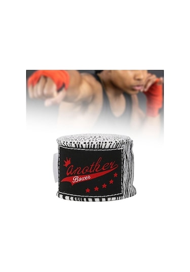 Pazly Suntek Yetişkinler İçin Boks El Sargısı - Rekabetçi Beyaz Beyaz