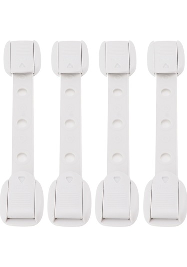 Jeemson 5 Adet Gri Çocuk Güvenlik Kilidi - Çift Yönlü Ayarlanabilir Dolap/çekmece/ Buzdolabı Kilitleri - Bebek Ellerini Korumak İçin Abs Malzeme Gri