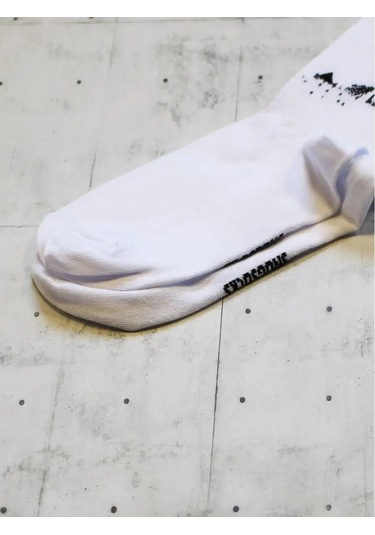 Snugsocks Yüksek Komik Desenli Baskılı Ve Yazılı Çoraplar 168083748 Beyaz